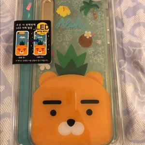 iPhone X Cute case with LED LIGHT